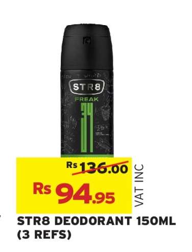 STR8 DEODORANT 150ML (3 REFS)