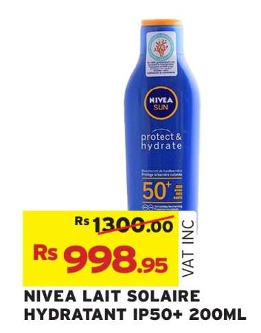 NIVEA LAIT SOLAIRE HYDRATANT IP50+ 200ML