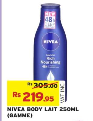 NIVEA BODY LAIT 250ML (GAMME)
