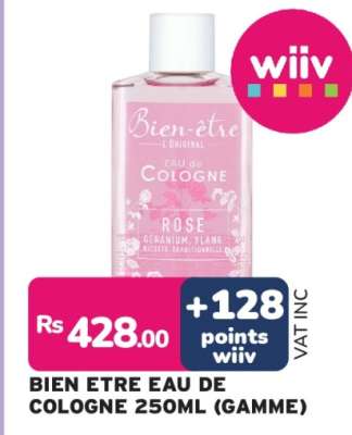 BIEN ETRE EAU DE COLOGNE 250ML (GAMME)