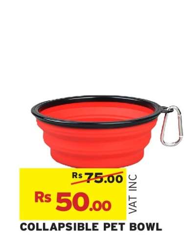 COLLAPSIBLE PET BOWL