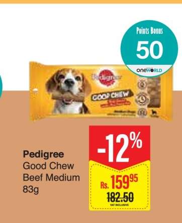 Pedigree Good Chew Beef Medium 83g