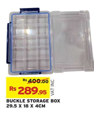 BUCKLE STORAGE BOX