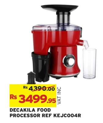 DECAKILA FOOD PROCESSOR REF KEJC004R