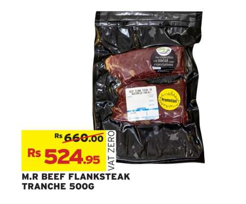 M.R BEEF FLANKSTEAK TRANCHE 500G