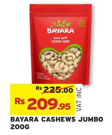 BAYARA CASHEWS JUMBO 200G