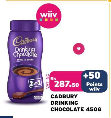 CADBURY DRINKING CHOCOLATE 450G