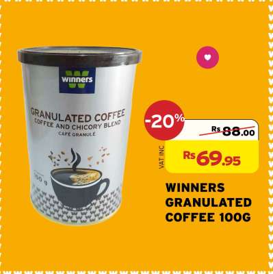 WINNERS GRANULATED COFFEE 100G