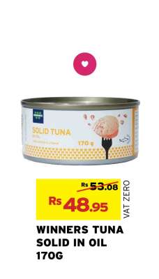 WINNERS TUNA SOLID IN OIL 170G