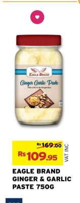 EAGLE BRAND GINGER & GARLIC PASTE 750G