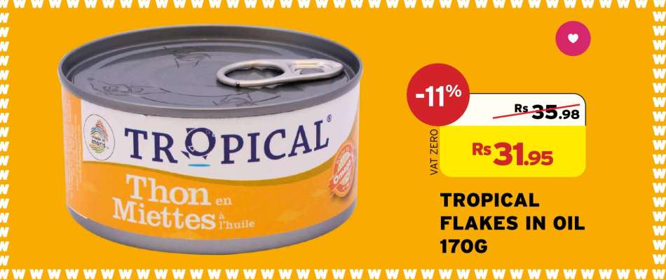 Tropical Flakes in Oil 170g