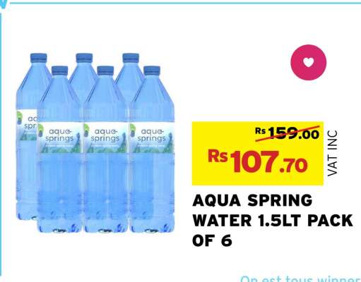 AQUA SPRING WATER 1.5LT PACK OF 6