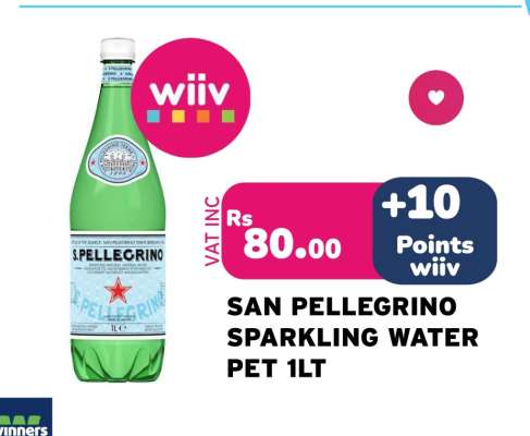 SAN PELLEGRINO SPARKLING WATER PET 1LT