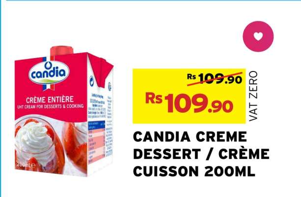 CANDIA CREME DESSERT / CREME CUISSON 200ML
