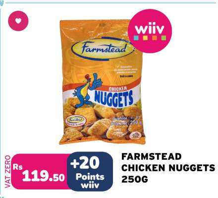 Farmstead Chicken Nuggets 250G