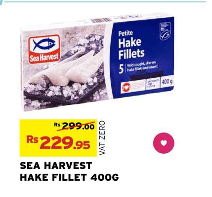 Sea Harvest Hake Fillet 400g