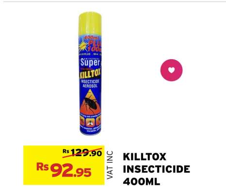 KILLTOX INSECTICIDE 400ML