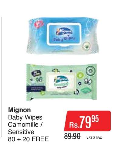 Mignon Baby Wipes Camomille / Sensitive