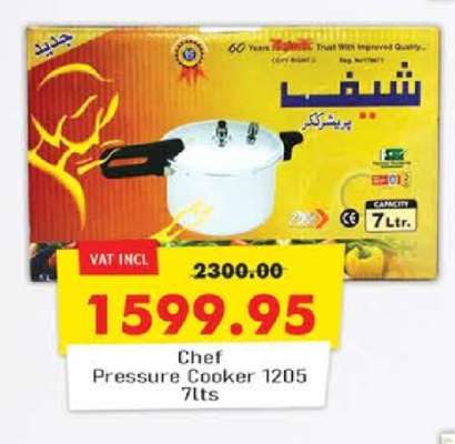 Chef Pressure Cooker 1205 7lts