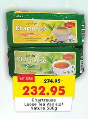 Chartreuse Loose Tea Vanilla/Nature 500g