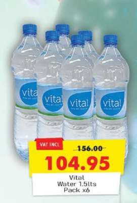 Vital Water 1.5lts Pack x6