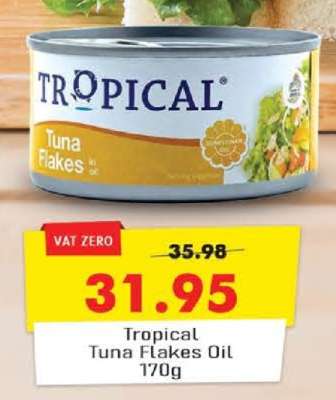 Tropical Tuna Flakes Oil 170g