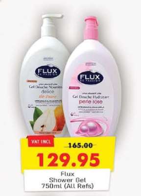 Flux Shower Gel 750ml (All Refs)