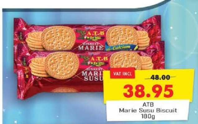 ATB Marie Susu Biscuit 180g