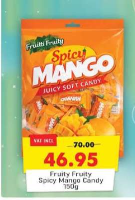 Fruity Fruity Spicy Mango Candy