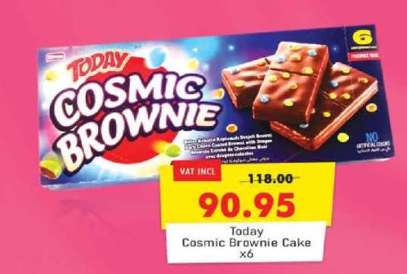 Today Cosmic Brownie Cake x6
