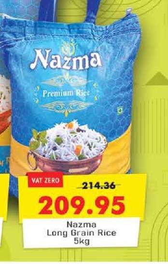 Nazma Long Grain Rice 5kg