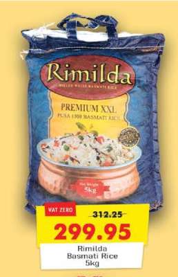 RIMILDA BASMATI RICE 5KG