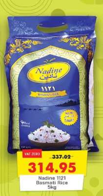 Nadine 1121 Basmati Rice 5kg