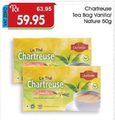 Chartreuse Tea Bag Vanilla/Nature 50g
