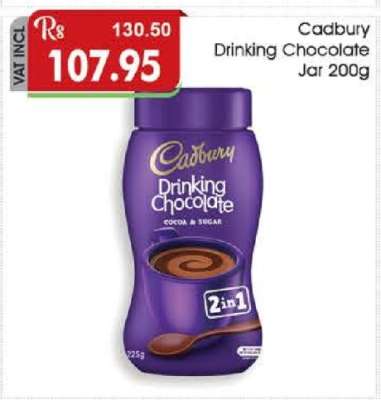 Cadbury Drinking Chocolate Jar 200g