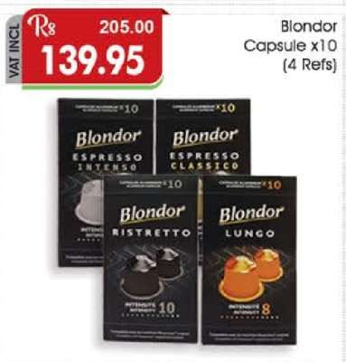 Blondor Capsule x10 (4 Refs)