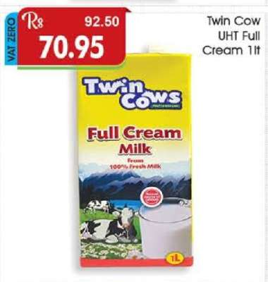 Twin Cow UHT Full Cream 1lt