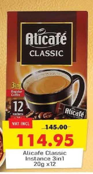 Alicafe Classic Instance 3in1 20g x12