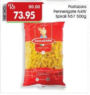 Pastazara Pennerigate N49/Spirali N57 500g