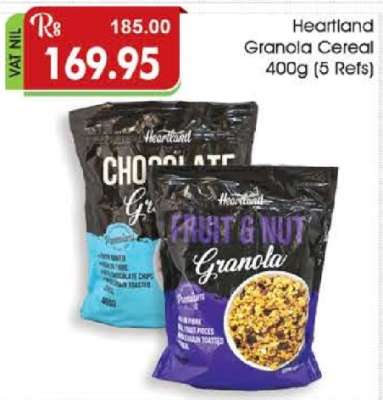 Heartland Granola Cereal 400g (5 Refs)