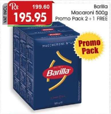 Barilla Macaroni 500g Promo Pack (2+1 Free)