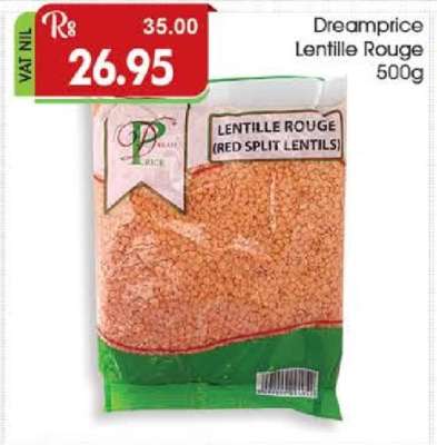 Dreamprice Lentille Rouge 500g