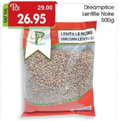Dreamprice Lentille Noire 500g