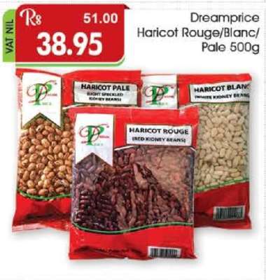 Dreamprice Haricot Rouge/Blanc/Pale 500g