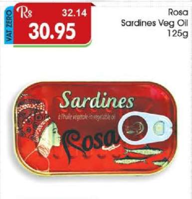 Rosa Sardines Veg Oil 125g