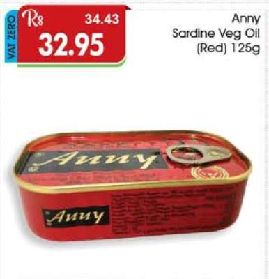 Anny Sardine Veg Oil (Red) 125g