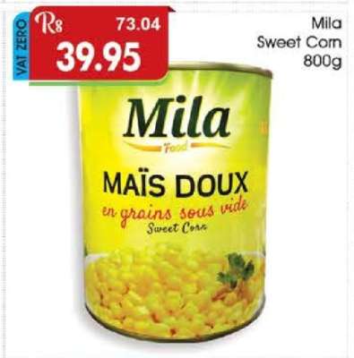 Mila Sweet Corn 800g