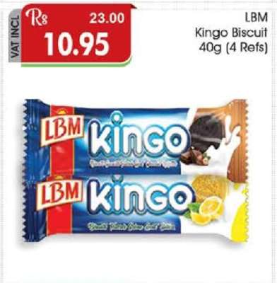 LBM Kingo Biscuit 40g (4 Refs)