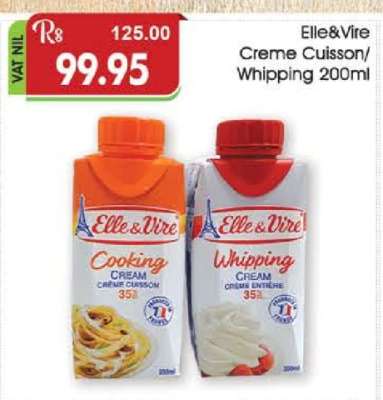 Elle&Vire Creme Cuisson/Whipping 200ml