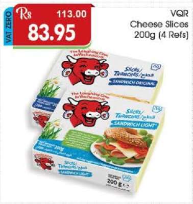 VQR Cheese Slices 200g (4 Refs)